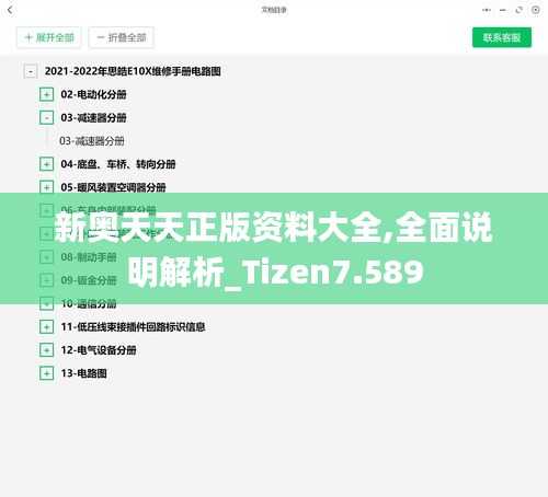 新奥天天正版资料大全,全面说明解析_Tizen7.589