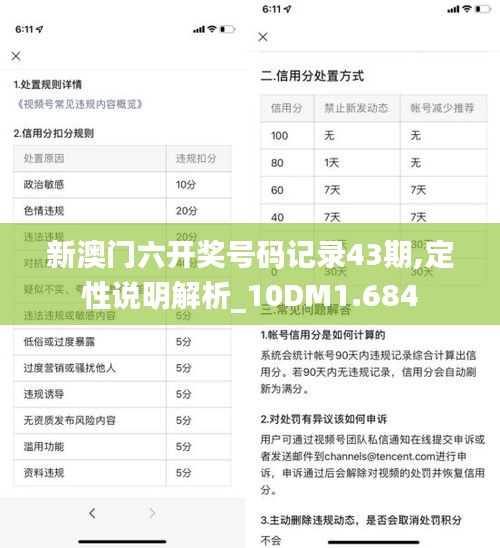 新澳门六开奖号码记录43期,定性说明解析_10DM1.684