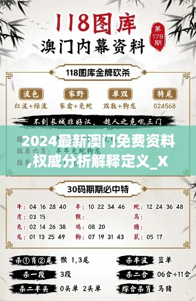 2024最新澳门免费资料,权威分析解释定义_XT3.780