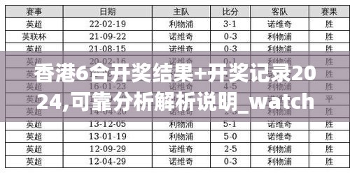 香港6合开奖结果+开奖记录2024,可靠分析解析说明_watchOS8.684