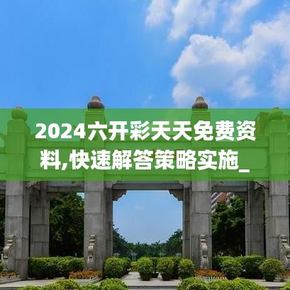 2024六开彩天天免费资料,快速解答策略实施_复刻版8.909