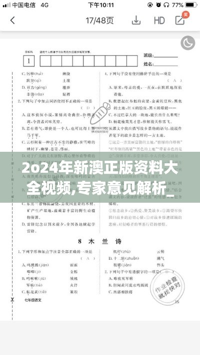 2o24年新澳正版资料大全视频,专家意见解析_FHD版3.371