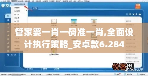 管家婆一肖一码准一肖,全面设计执行策略_安卓款6.284