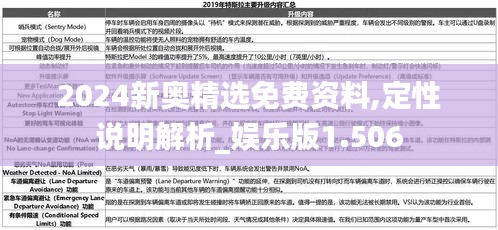 2024新奥精选免费资料,定性说明解析_娱乐版1.506