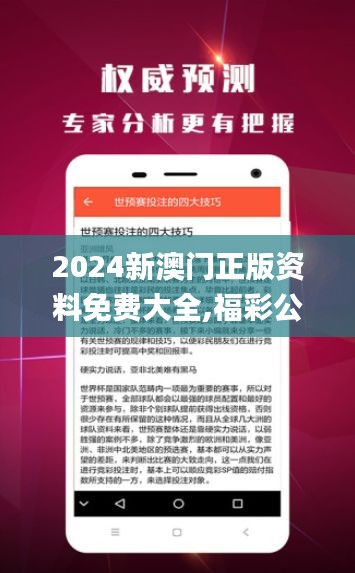 2024新澳门正版资料免费大全,福彩公益网,标准程序评估_AP6.540