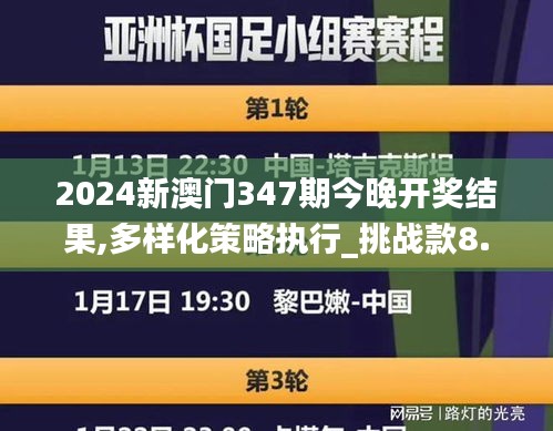 2024新澳门347期今晚开奖结果,多样化策略执行_挑战款8.961