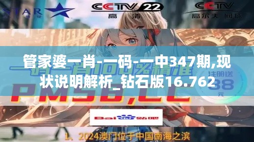 管家婆一肖-一码-一中347期,现状说明解析_钻石版16.762
