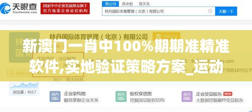 新澳门一肖中100%期期准精准软件,实地验证策略方案_运动版4.165