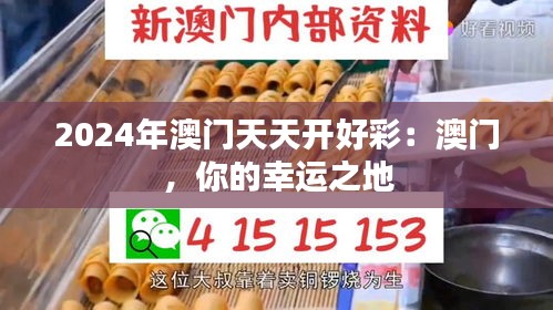 2024年澳门天天开好彩：澳门，你的幸运之地