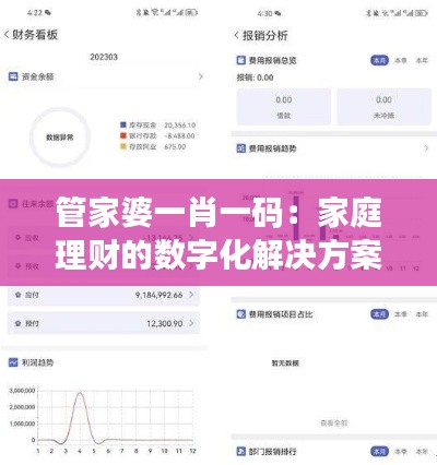 管家婆一肖一码：家庭理财的数字化解决方案