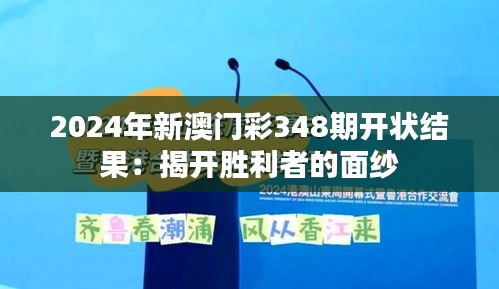 2024年新澳门彩348期开状结果：揭开胜利者的面纱