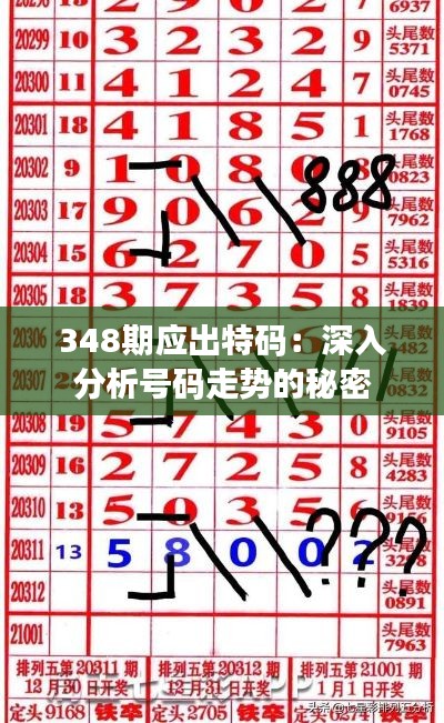 348期应出特码：深入分析号码走势的秘密