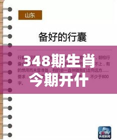 348期生肖今期开什么：深入探讨生肖走势的奥秘
