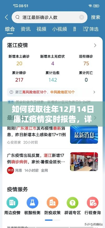 获取往年廉江疫情实时报告，详细步骤指南（以12月14日为例）