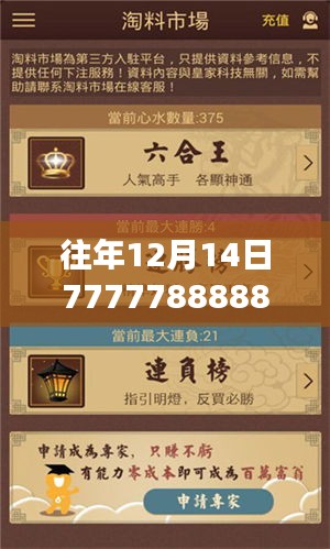 往年12月14日7777788888澳门开奖2023年一：彩票文化的传统与现代碰撞