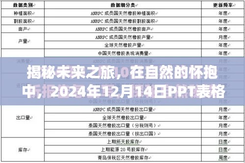 揭秘未来之旅，自然怀抱中的静谧PPT数据之旅（2024年12月14日）