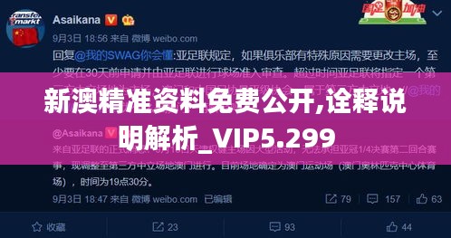 新澳精准资料免费公开,诠释说明解析_VIP5.299