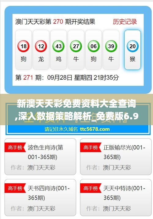 新澳天天彩免费资料大全查询,深入数据策略解析_免费版6.942