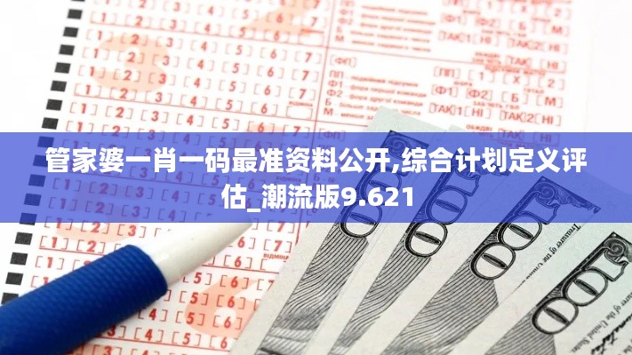 管家婆一肖一码最准资料公开,综合计划定义评估_潮流版9.621