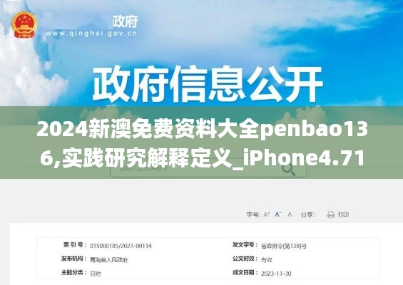 2024新澳免费资料大全penbao136,实践研究解释定义_iPhone4.712