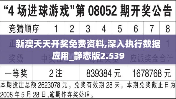 新澳天天开奖免费资料,深入执行数据应用_静态版2.539