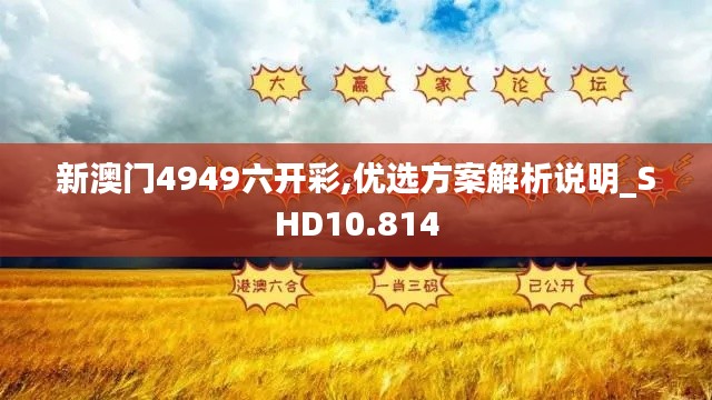 新澳门4949六开彩,优选方案解析说明_SHD10.814