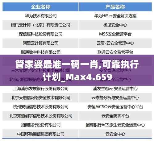 管家婆最准一码一肖,可靠执行计划_Max4.659
