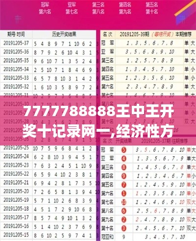 7777788888王中王开奖十记录网一,经济性方案解析_eShop2.380