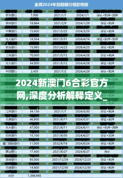 2024新澳门6合彩官方网,深度分析解释定义_8DM9.134