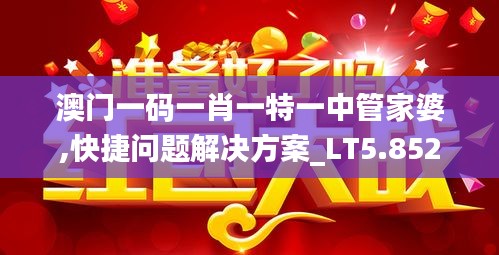 澳门一码一肖一特一中管家婆,快捷问题解决方案_LT5.852