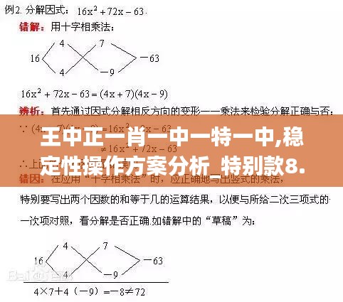 王中正一肖一中一特一中,稳定性操作方案分析_特别款8.440