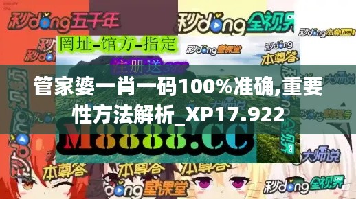 管家婆一肖一码100%准确,重要性方法解析_XP17.922