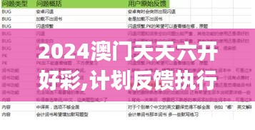 2024澳门天天六开好彩,计划反馈执行_精英版9.585