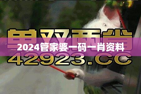 2024管家婆一码一肖资料