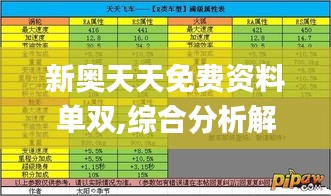新奥天天免费资料单双,综合分析解释定义_专业版3.132