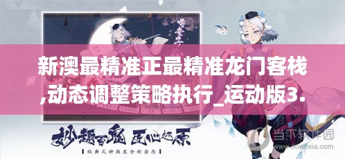 新澳最精准正最精准龙门客栈,动态调整策略执行_运动版3.916