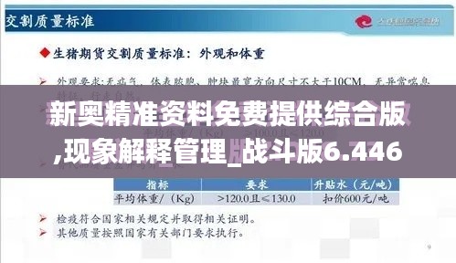 新奥精准资料免费提供综合版,现象解释管理_战斗版6.446