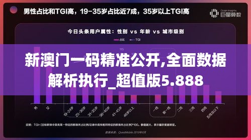 新澳门一码精准公开,全面数据解析执行_超值版5.888