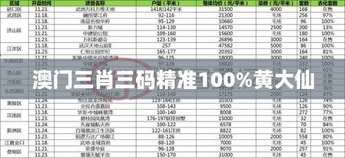 澳门三肖三码精准100%黄大仙
