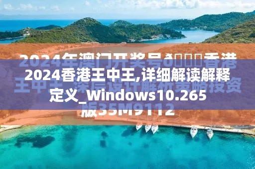 2024香港王中王,详细解读解释定义_Windows10.265