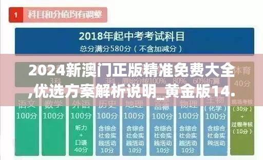 2024新澳门正版精准免费大全,优选方案解析说明_黄金版14.912