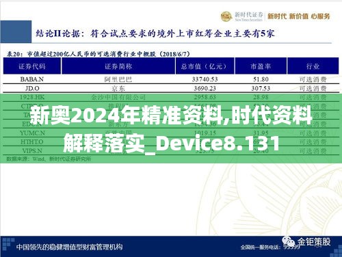 新奥2024年精准资料,时代资料解释落实_Device8.131