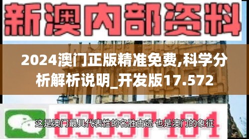 2024澳门正版精准免费,科学分析解析说明_开发版17.572