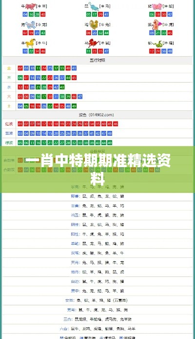 一肖中特期期准精选资料