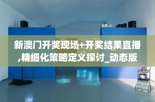 新澳门开奖现场+开奖结果直播,精细化策略定义探讨_动态版1.446