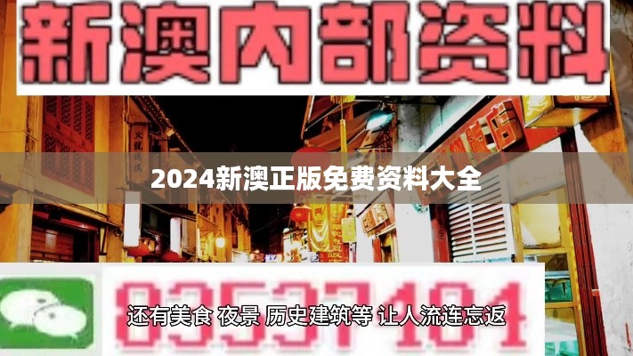 2024新澳正版免费资料大全
