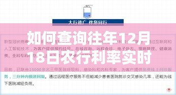 详细步骤指南，查询往年12月18日农行利率实时的方法