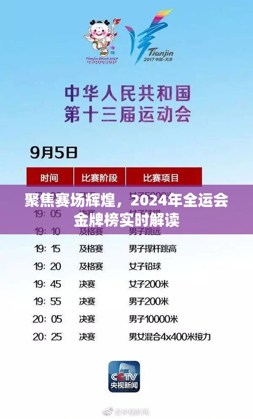 聚焦赛场辉煌，实时解读2024年全运会金牌榜动态