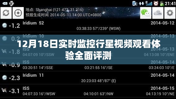 12月18日实时行星监控视频观看体验全面评测