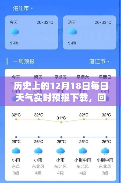 历史上的天气回溯与未来展望，12月18日每日天气实时预报下载